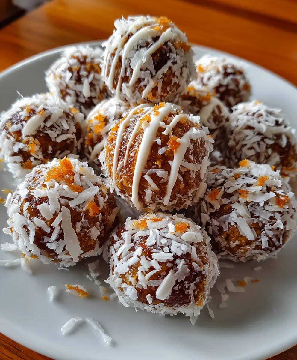 Carrot Date Coconut Truffles – Naturally Sweet, Wholesome & Bite-Sized Bliss!