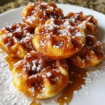 Mini Apple Fritter Waffle Donuts – Crispy, Cozy & Bursting with Apple Cinnamon Flavor!