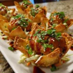 Crispy Chicken Wonton Tacos – Crunchy, Zesty & Party-Perfect!
