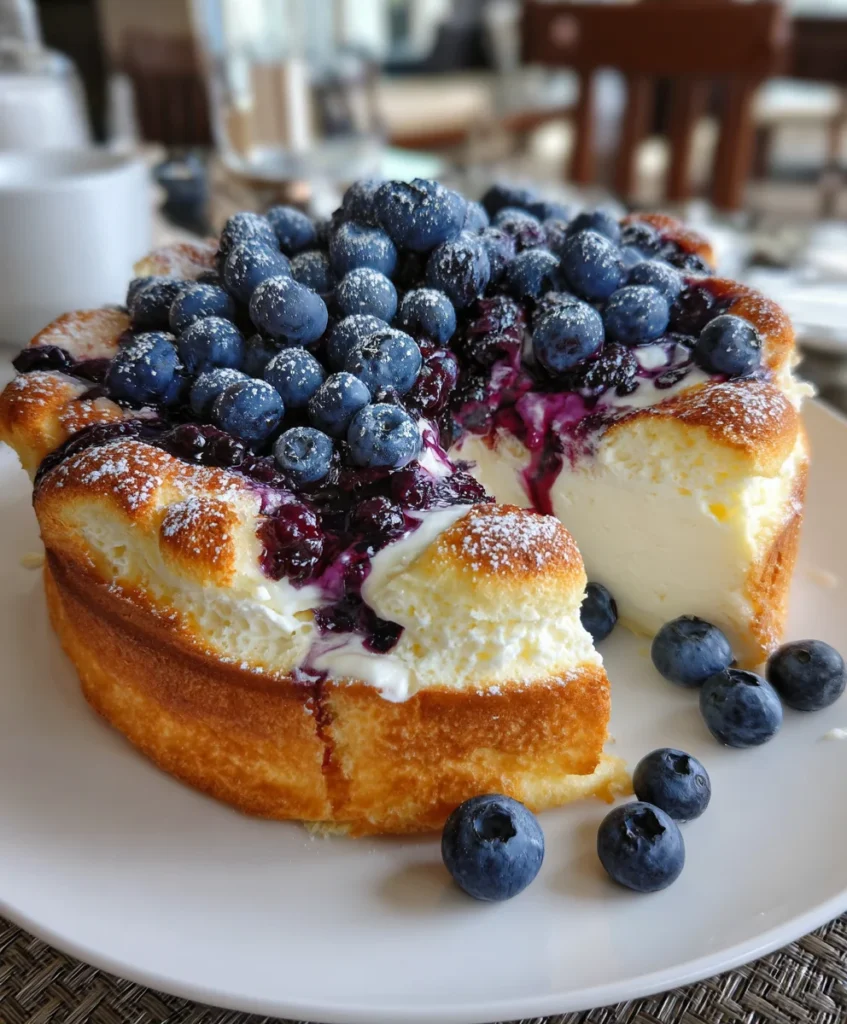 Cottage Cheese Blueberry Cloud Bread – Fluffy, Light & Naturally Sweet!