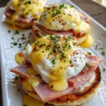 Eggs Benedict Casserole with Hollandaise Sauce – Rich, Savory & Brunch-Perfect!