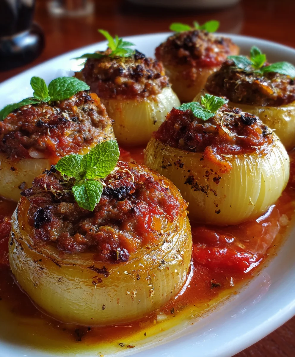 Greek Stuffed Onions – Tender, Savory & Bursting with Mediterranean Flavor!