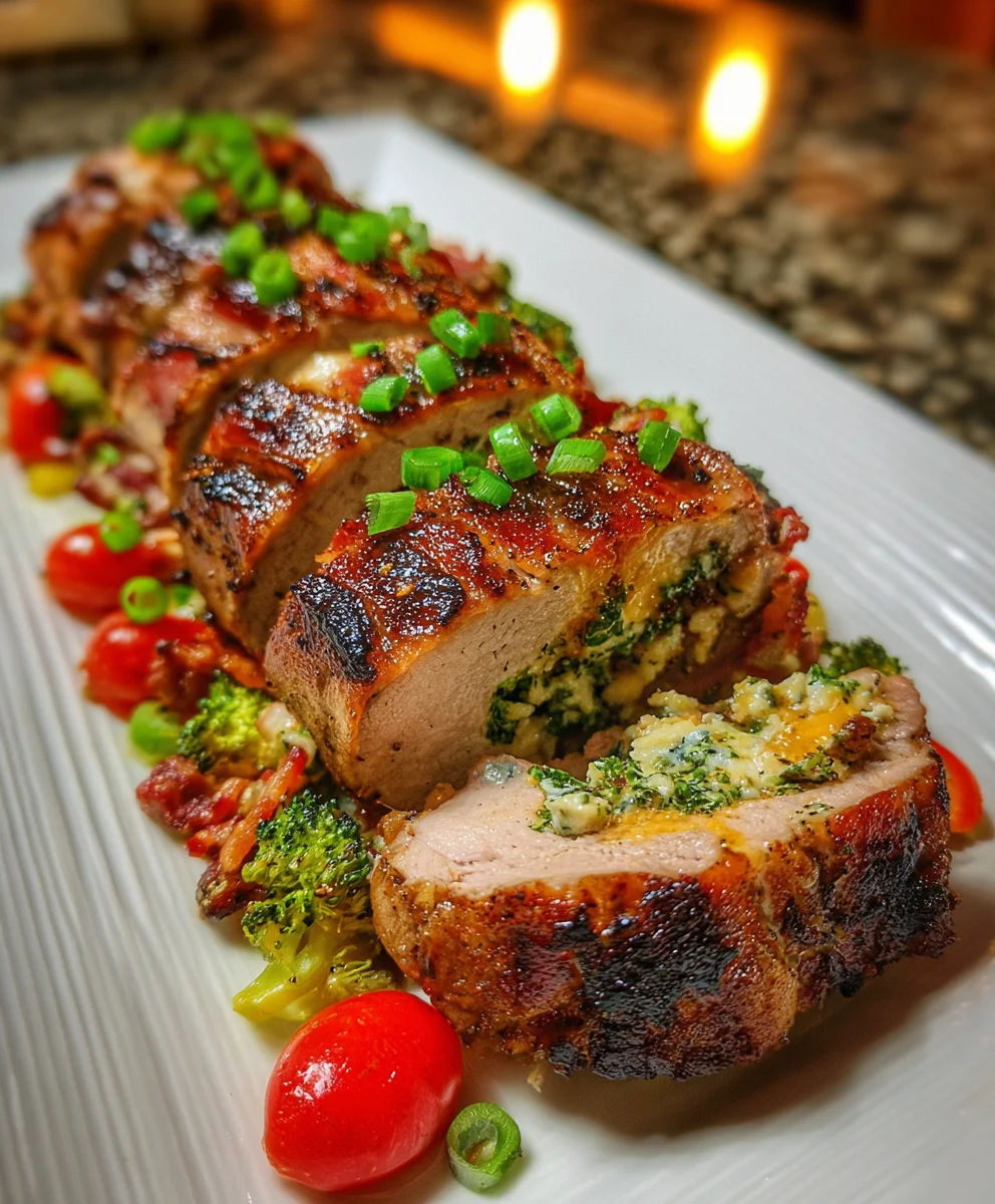 Broccoli Cheese Stuffed Pork – Juicy, Cheesy & Comfort Food at Its Best!