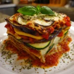 Layered Mediterranean Vegetable Lasagna – Colorful, Hearty & Bursting with Fresh Flavor!