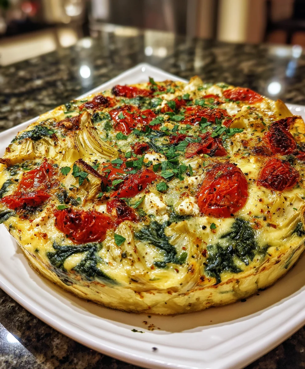 Spinach Artichoke Tomato Casserole – Creamy, Savory & Veggie-Packed Comfort!
