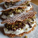 Chocolate Cannoli Pizzelle Sandwiches – Crisp, Creamy & Pure Italian-Inspired Indulgence!