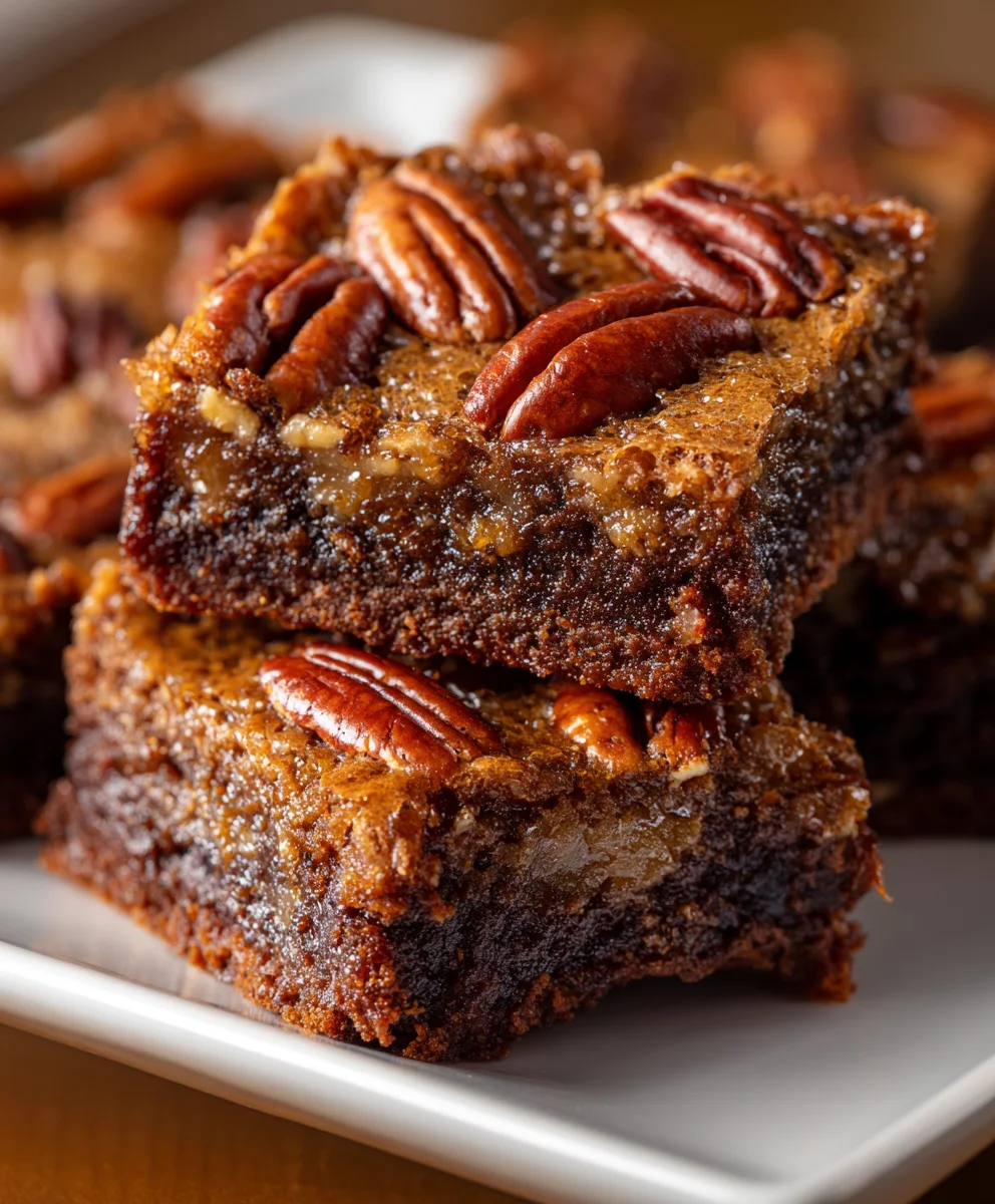Buttery Pecan Pie Brownies – Fudgy, Nutty & Irresistibly Decadent