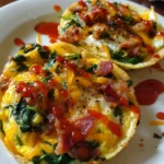 Egg Bite Cups with Spinach & Bacon – Fluffy, Savory & Perfectly Bite-Sized!