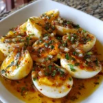 Cajun Boiled Eggs with Spicy Garlic Butter Sauce – Bold, Spicy & Flavor-Packed!