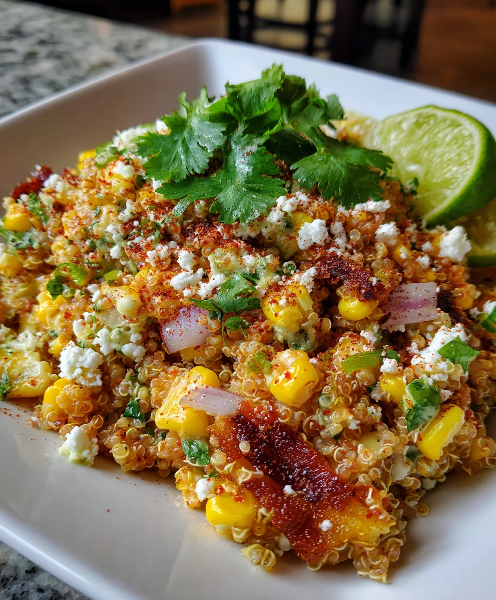 Mexican Street Corn Quinoa Salad – Fresh, Zesty & Packed with Flavor!