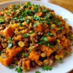 Ground Turkey Sweet Potato Casserole – Cozy, Wholesome & Comfortingly Delicious!