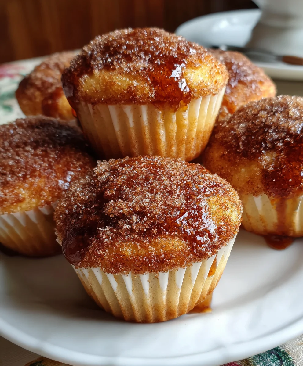 Fluffy Cinnamon Sugar Donut Muffins – Soft, Sweet & Bakery-Style Perfect!