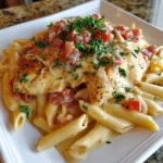 Slow Cooker Cheesy Chicken Penne – Creamy, Hearty & Ultimate Comfort Food!