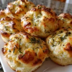 Garlic & Rosemary Focaccia Muffins – Fluffy, Savory & Bakery-Style Delicious!