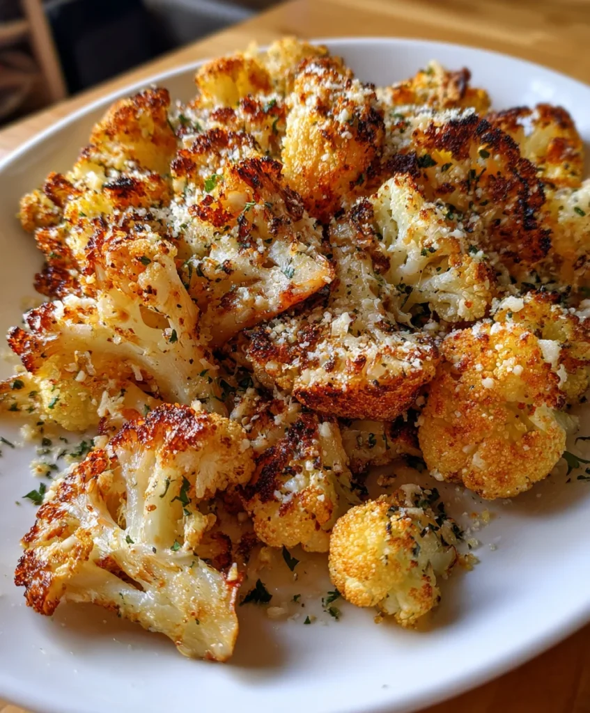 Crispy Roasted Cauliflower Cheddar – Golden, Cheesy & Totally Addictive!