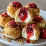 Strawberry Crunch Cheesecake Bites – Creamy, Crunchy & Irresistibly Fun!