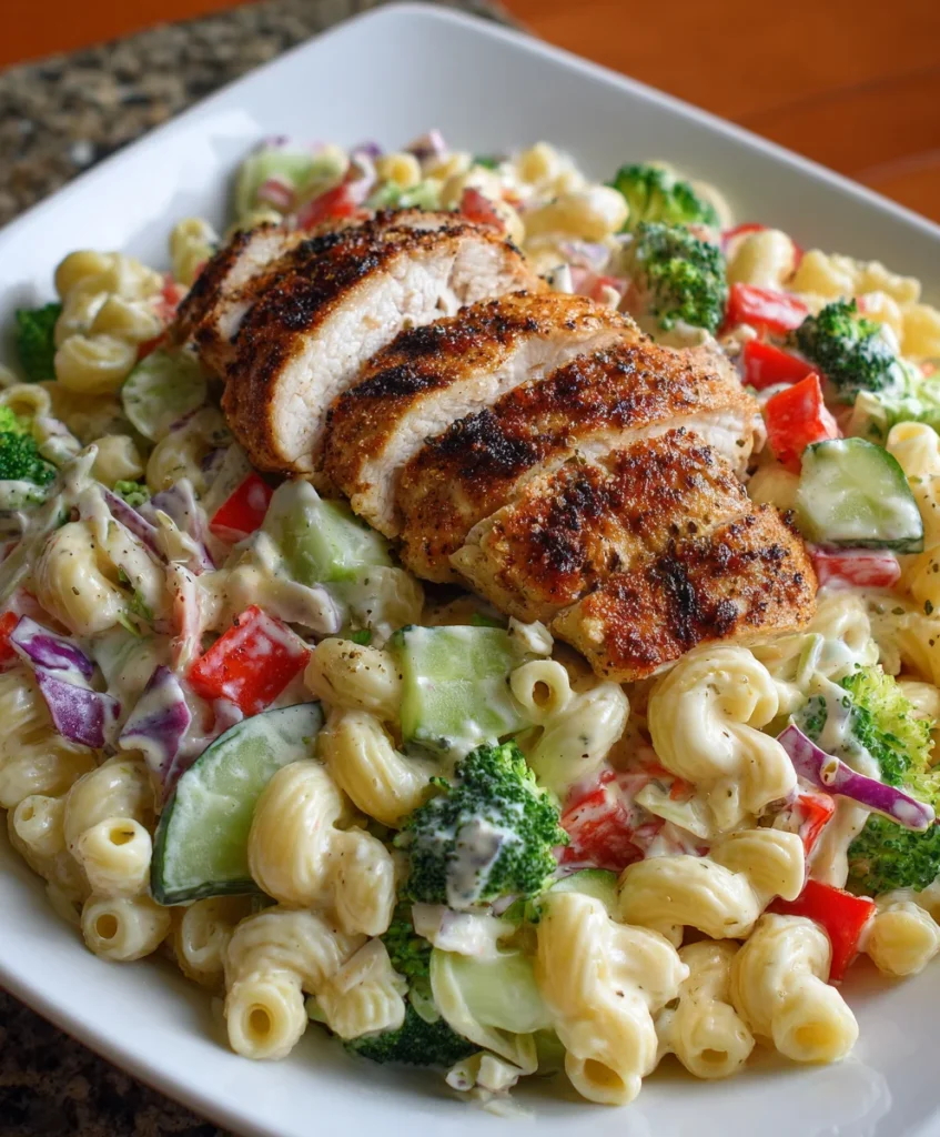 Creamy Ranch Protein Pasta Salad – Hearty, Flavor-Packed & Protein-Powered!