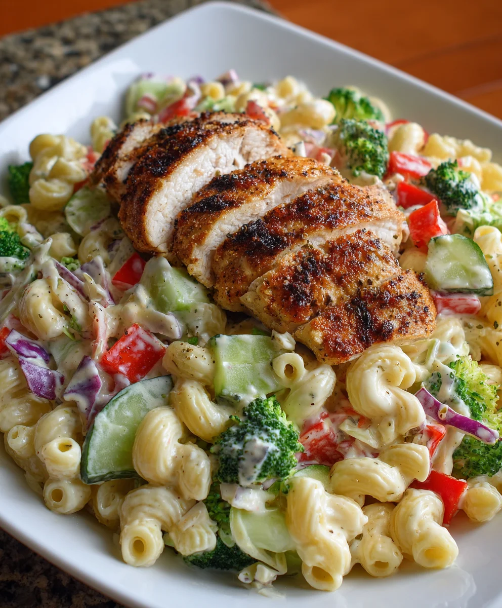 Creamy Ranch Protein Pasta Salad – Hearty, Flavor-Packed & Protein-Powered!