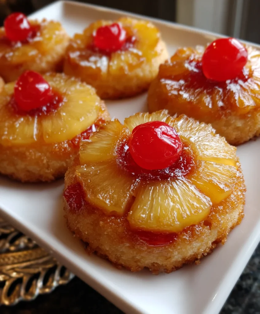 Pineapple Upside Down Sugar Cookies – Sweet, Buttery & Tropical-Inspired!