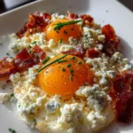 Cloud Eggs with Blue Cheese & Bacon – Fluffy, Savory & Brunch-Worthy!
