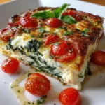 Spinach Ricotta Brunch Bake – Creamy, Savory & Perfect for Lazy Mornings!