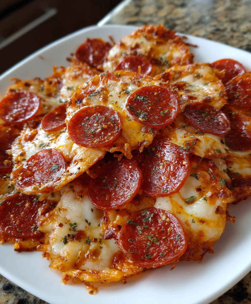 Pepperoni Cheese Crisps – Crunchy, Savory & Totally Addictive!
