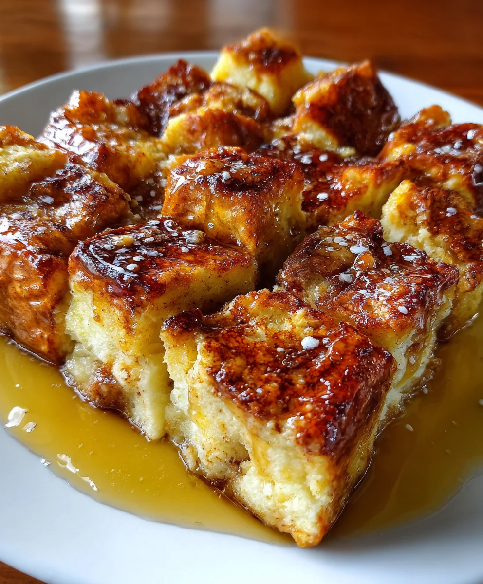 French Toast Bake Casserole – Sweet, Custardy & Brunch-Perfect!