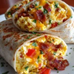 Fluffy Bacon & Egg Breakfast Burritos – Savory, Hearty & Perfectly Satisfying!