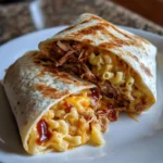 Pulled Pork Mac & Cheese Wraps – Smoky, Cheesy & Comfort-Packed in Every Bite!