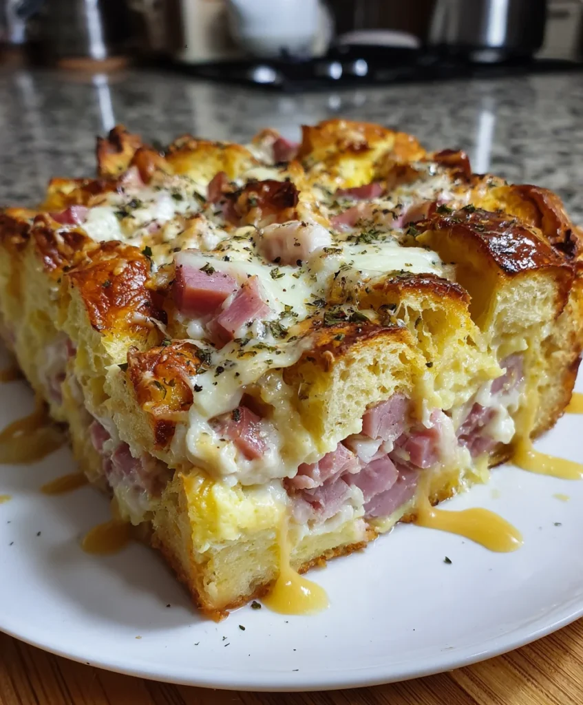 Monte Cristo Breakfast Casserole – Sweet, Savory & Brunch-Time Favorite!