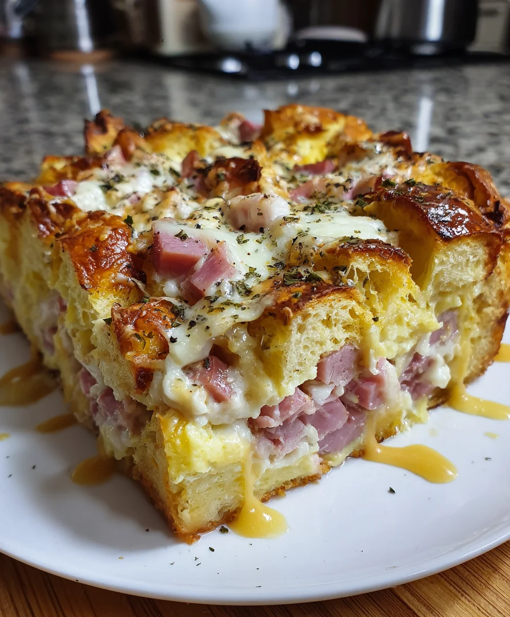 Monte Cristo Breakfast Casserole – Sweet, Savory & Brunch-Time Favorite!