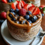 Berry Overnight Oats Almond Butter – Creamy, Fruity & Perfectly Nourishing