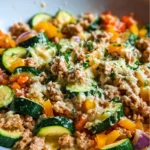 Creamy Ranch Turkey Veggie Skillet – Savory, Creamy & Packed with Wholesome Flavor