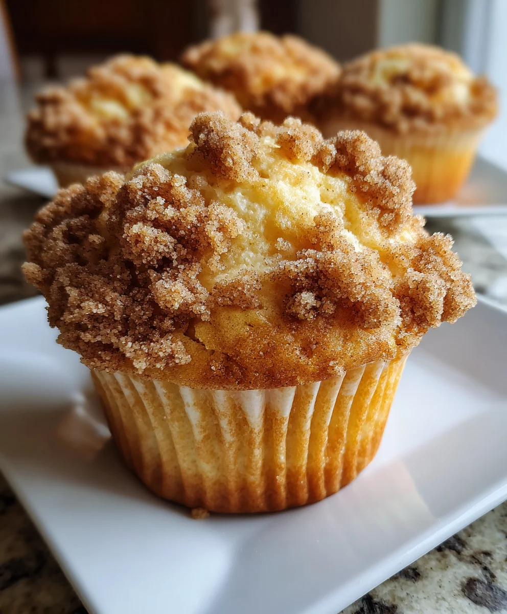Cinnamon Muffins with Crunch Topping – Warm, Buttery & Irresistibly Cozy