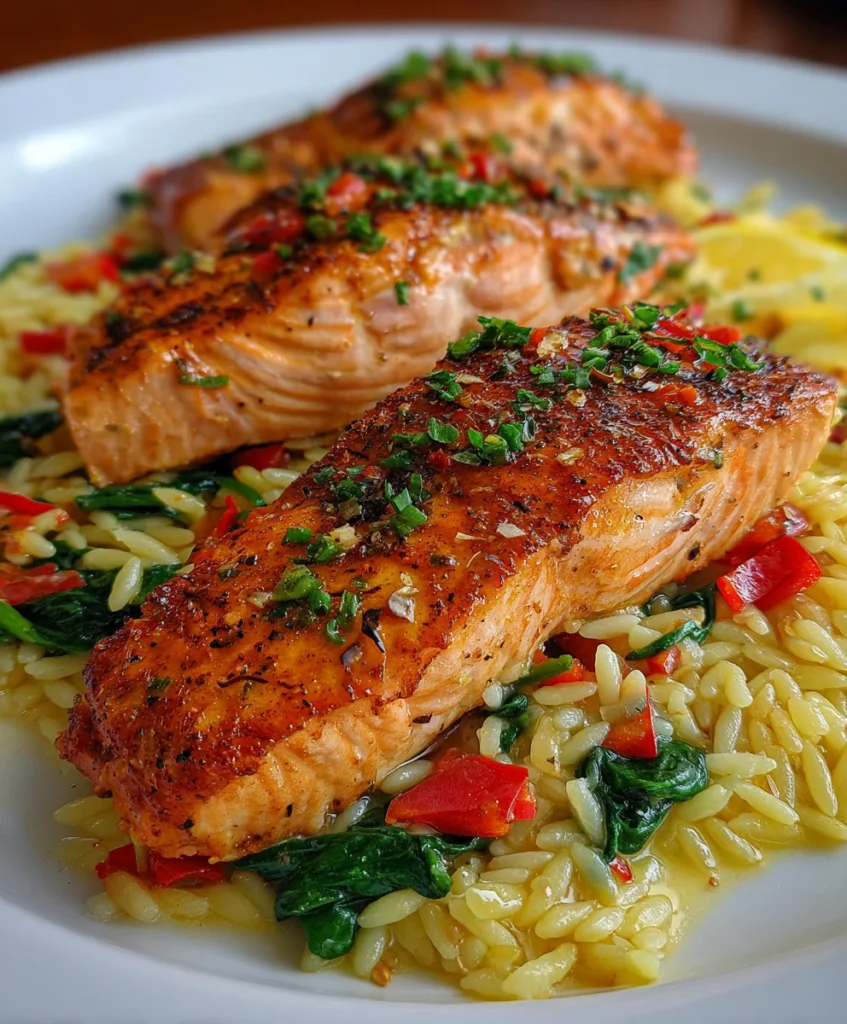 Salmon Orzo – Creamy, Fresh & Comfortingly Elegant!