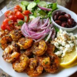 Greek Shrimp Mediterranean Bowl – Fresh, Zesty & Bursting with Coastal Flavor