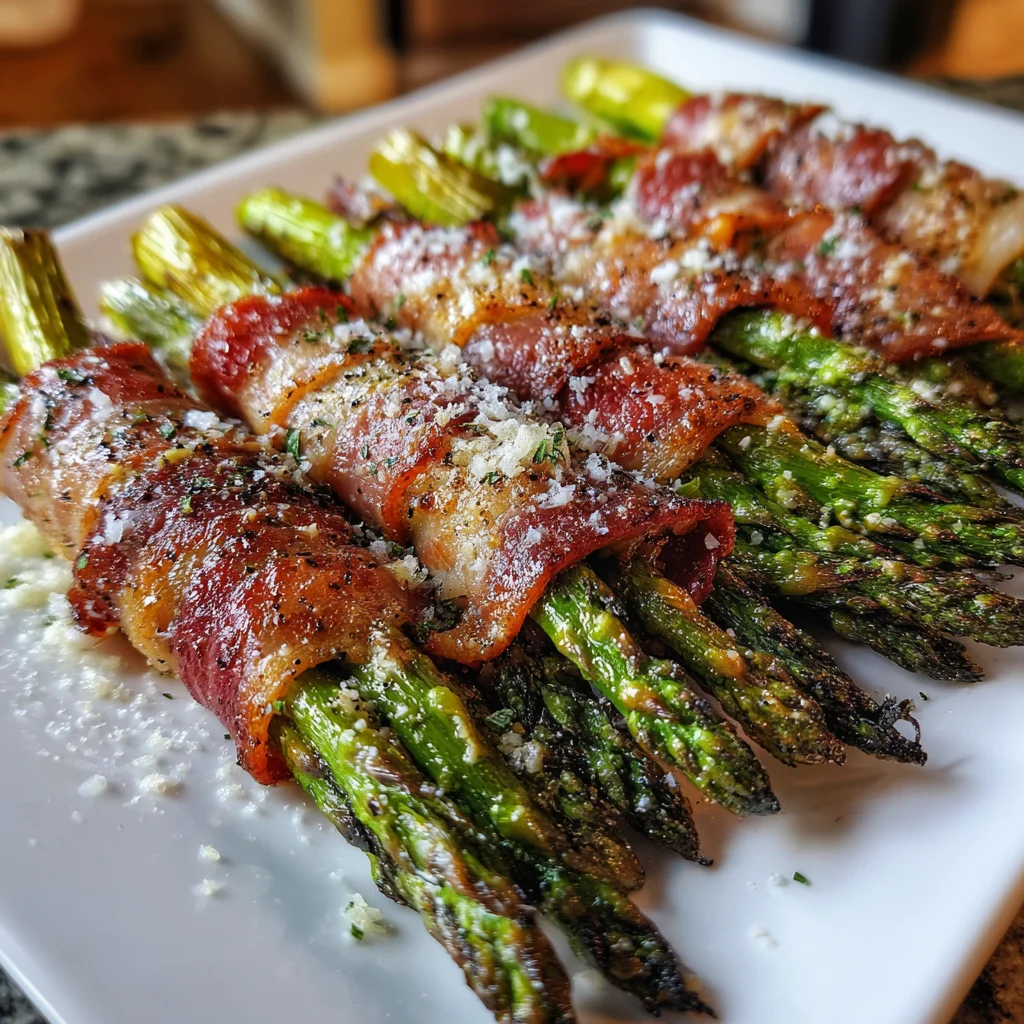 Keto Bacon Wrapped Asparagus Bundles – Crispy, Savory & Perfectly Low-Carb