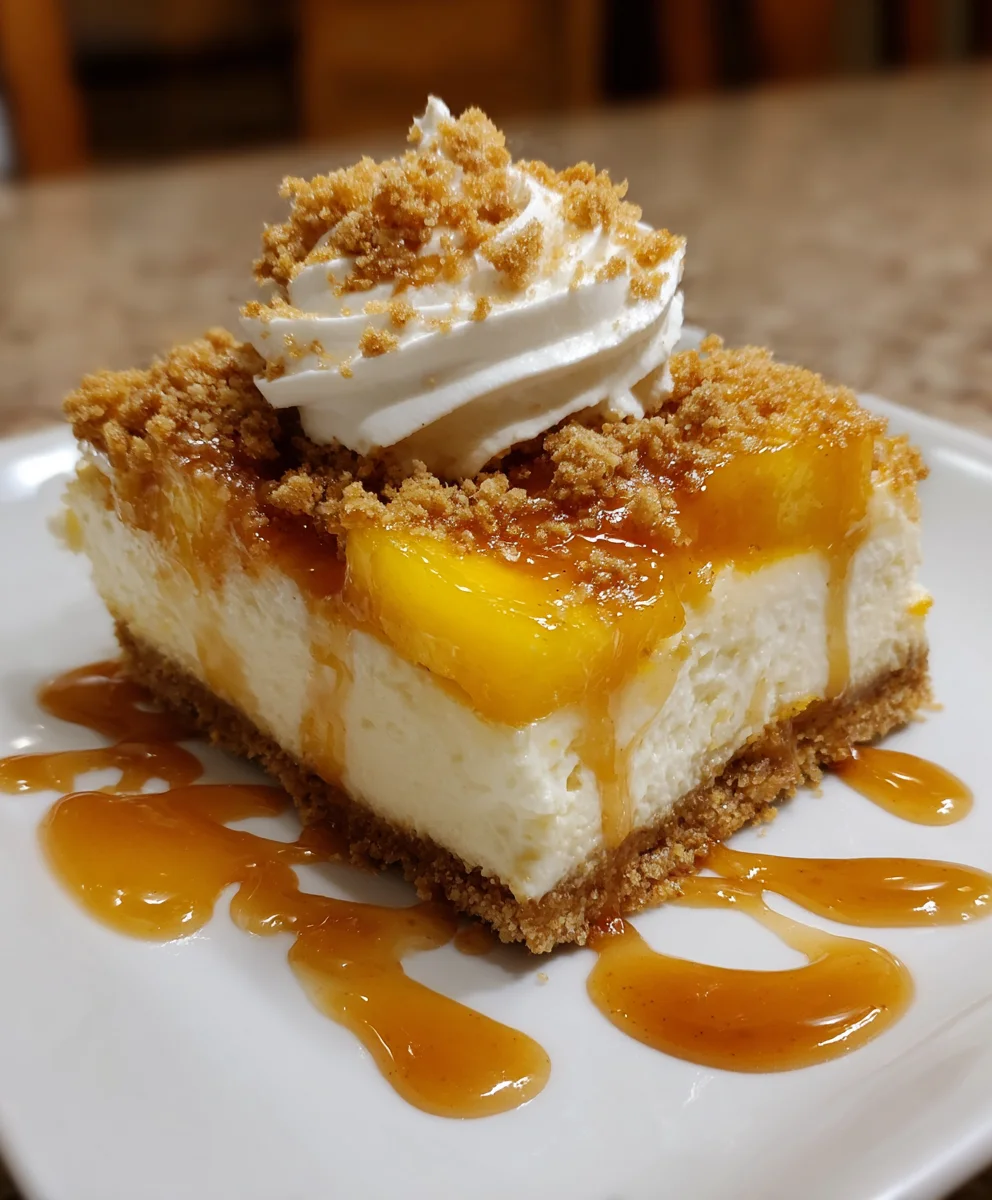 Peach Cobbler Cheesecakes – Creamy, Fruity & Irresistibly Decadent