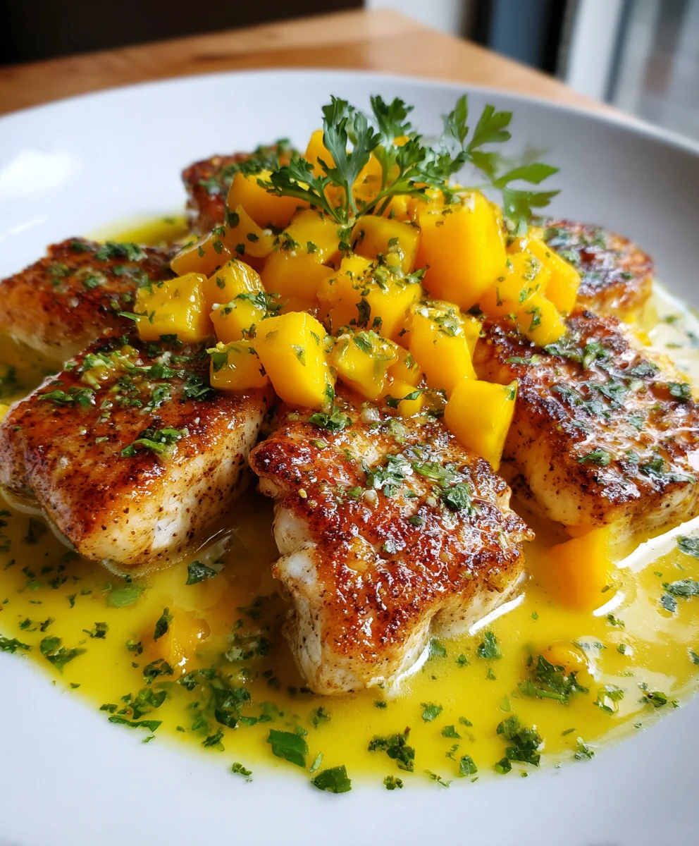 Mahi Mahi Mango Lime Butter – Fresh, Tropical & Buttery Delicious