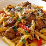 Creamy Red Wine Sausage Pasta – Rich, Savory & Comfort in Every Bite