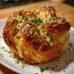 Cheesy Garlic Cruffin – Flaky, Buttery & Incredibly Cheesy!