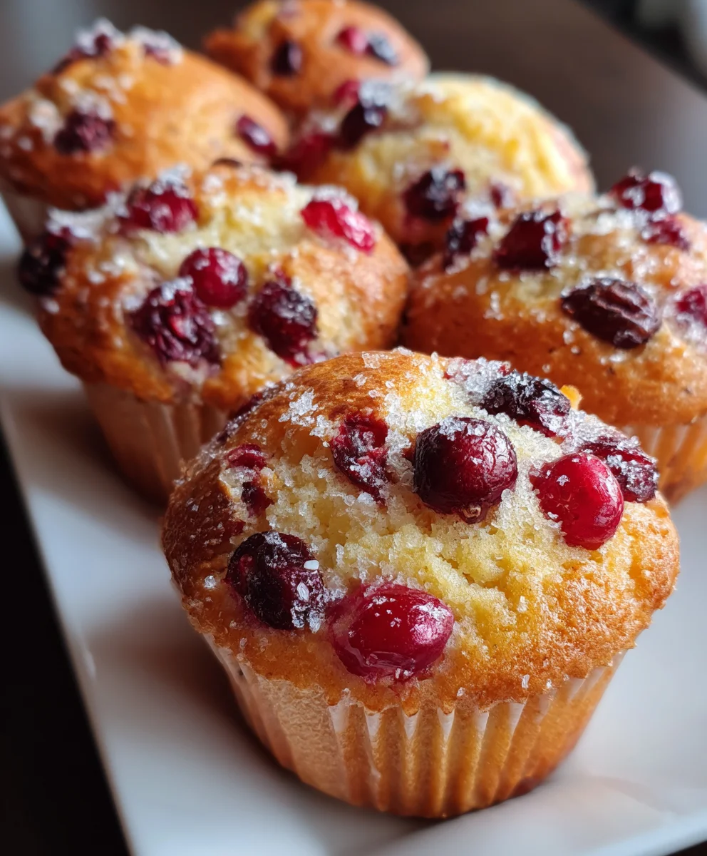 Cranberry Orange Muffins – Bright, Zesty & Perfectly Moist