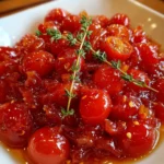 Sweet and Spicy Homemade Cherry Tomato Jam – Bold, Tangy & Irresistibly Savory