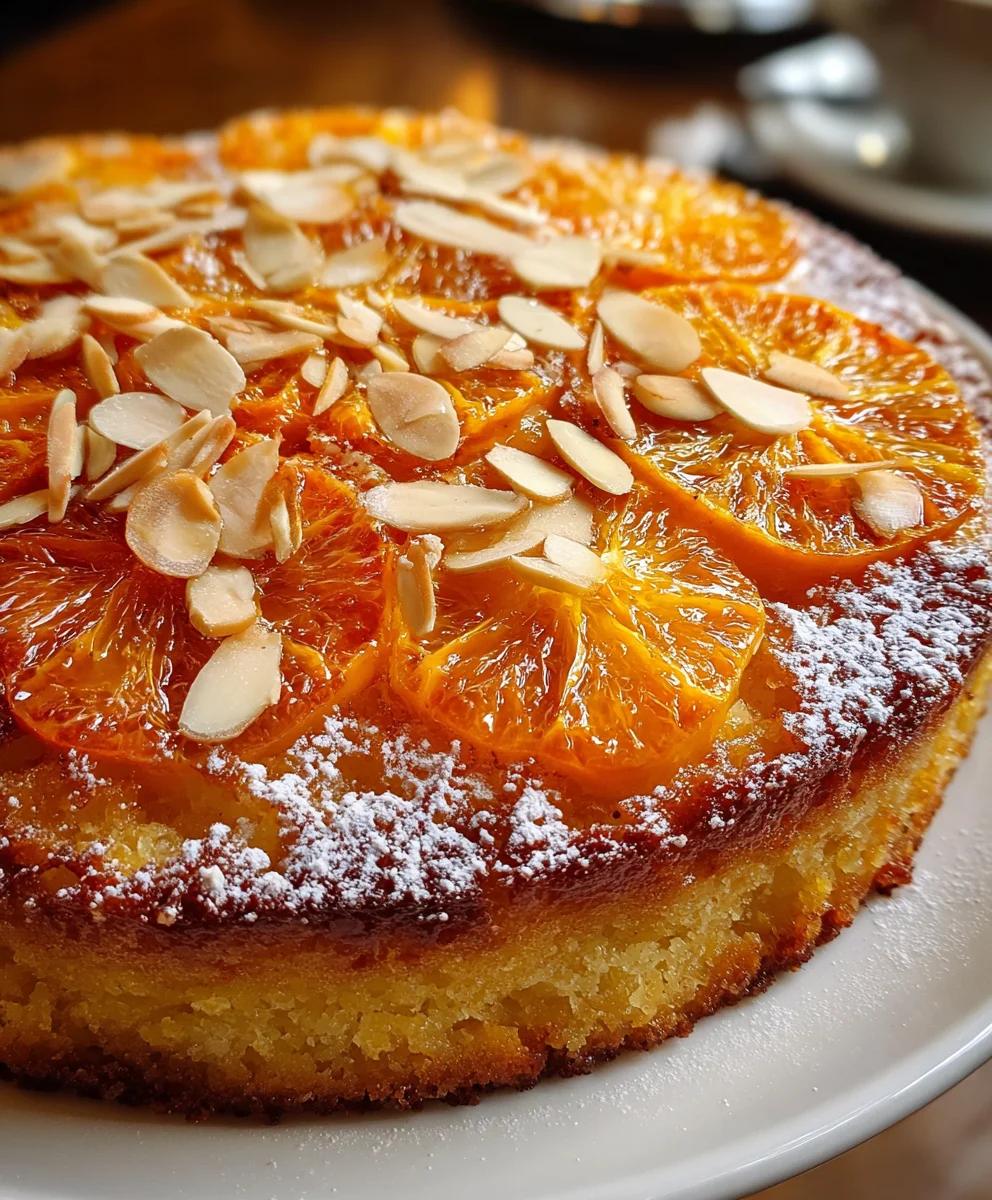 Candied Orange Almond Cake – Moist, Citrusy & Elegantly Nutty