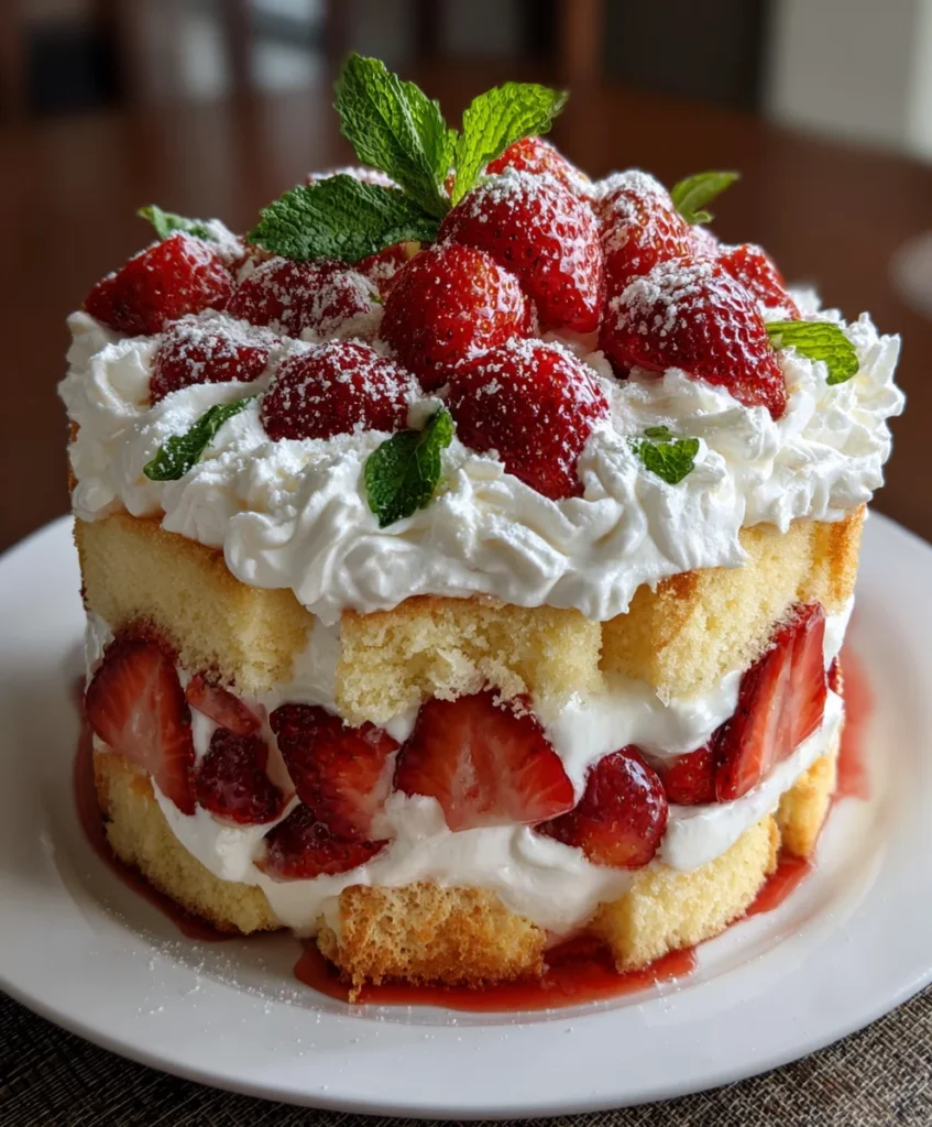 Galentines Strawberry Shortcake Trifle – Sweet, Fluffy & Perfectly Pretty