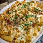 French Onion Pasta Bake – Cheesy, Savory & Comfort Food at Its Best