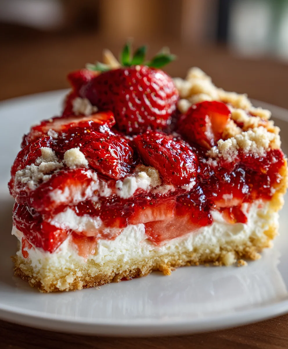 Strawberry Dump Cake – Sweet, Juicy & Effortlessly Delicious!