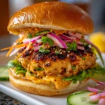 Thai Peanut Turkey Burgers – Juicy, Flavor-Packed & Irresistibly Nutty