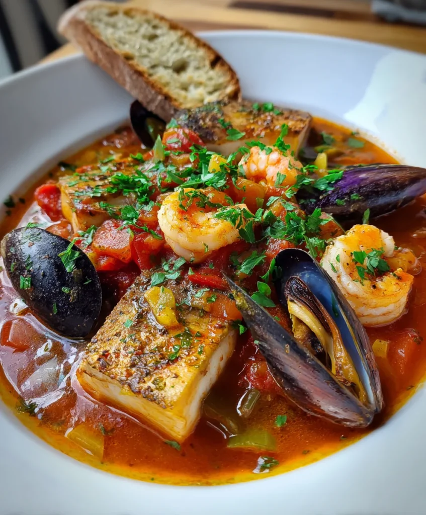 Bouillabaisse French Seafood Stew – Rich, Fragrant & Brimming with Coastal Flavor!