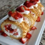 Strawberry Shortcake Cheesecake Rolls – Creamy, Fruity & Pure Dessert Bliss!